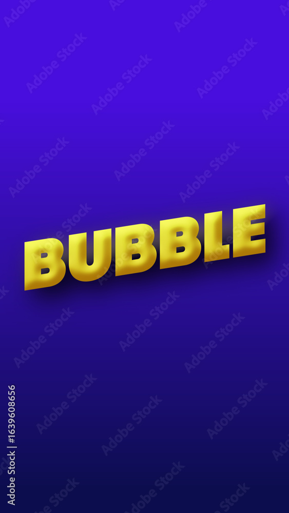Pibble Text Bubble Text Animation Stock Template | Adobe Stock