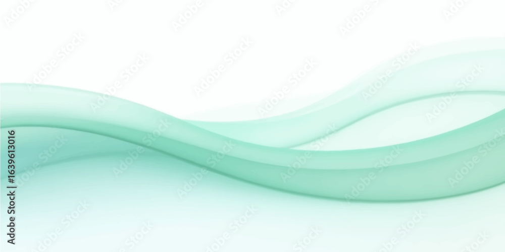 Fototapeta premium Abstract blue wave background with flowing curves and dynamic light design elements