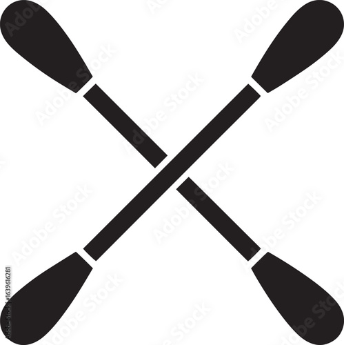 Crossed Cotton Swabs Icon Vector Illustration Hygiene and Cleaning Concept Design