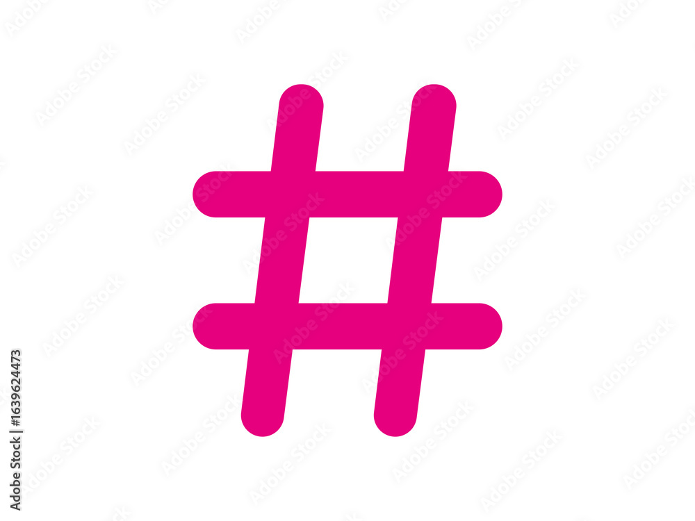 Obraz premium hashtag icon