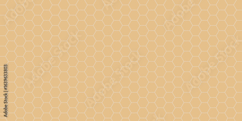 Seamless pattern with honeycomb vector illustration. Hexagon pattern. Seamless texture of honeycomb. 