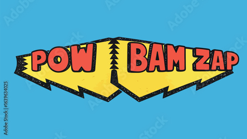 Pow Bam Comic Effect


