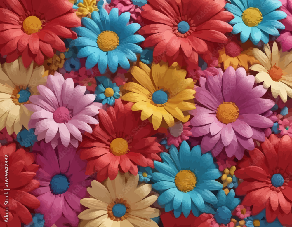 custom made wallpaper toronto digitalBeautiful Colorful textile design Vector, eye catching design 