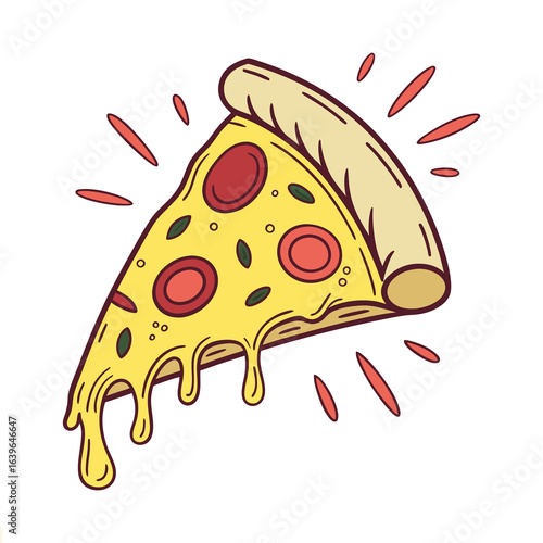 pizza slice vector