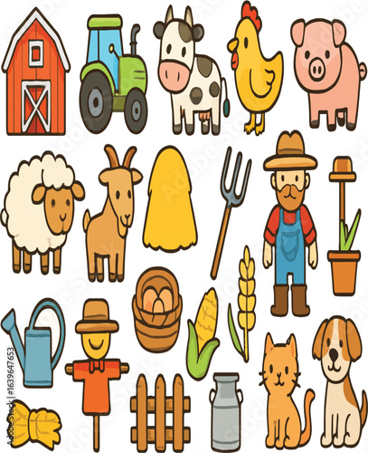 farm animals collection