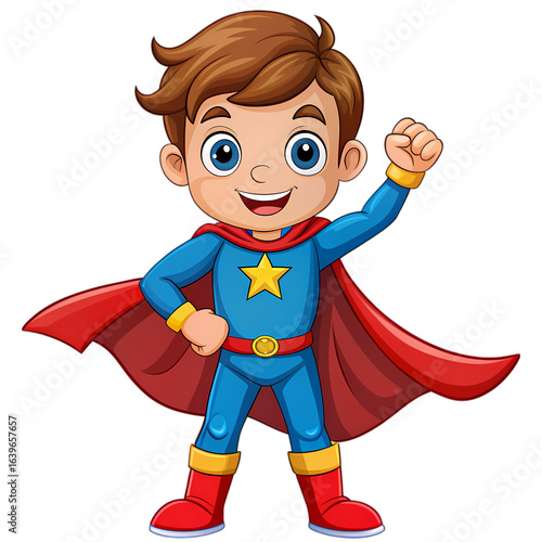 A Young Superhero A Childs Imaginative Play
