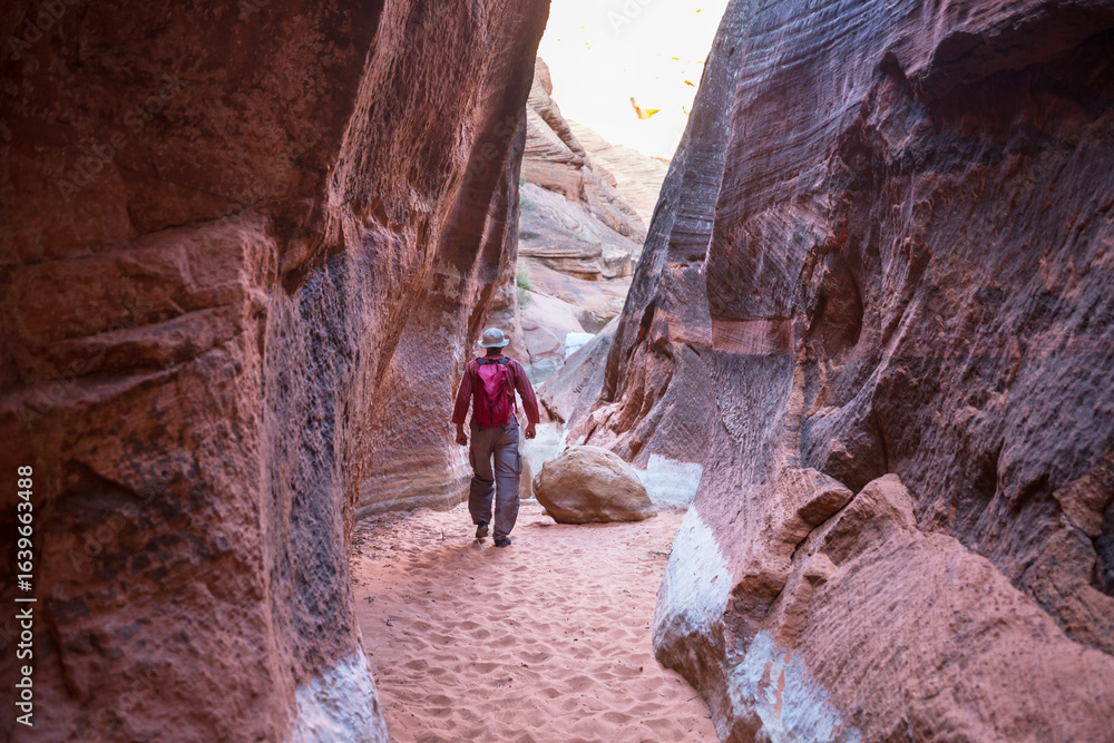 Naklejka premium Slot canyon