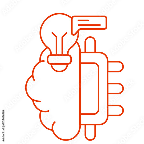 Ai Insights Line Icon