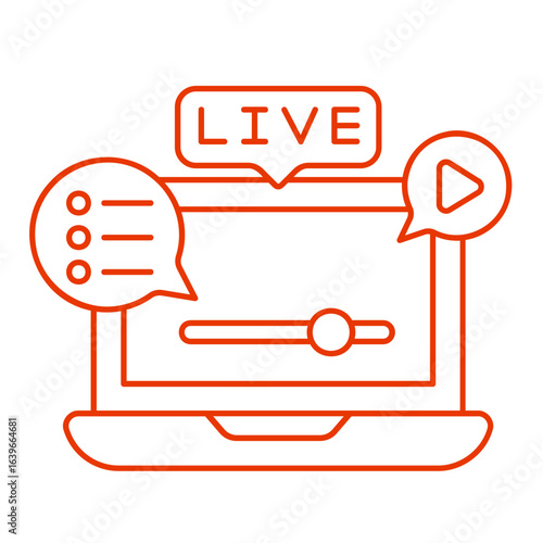 Live Update Line Icon