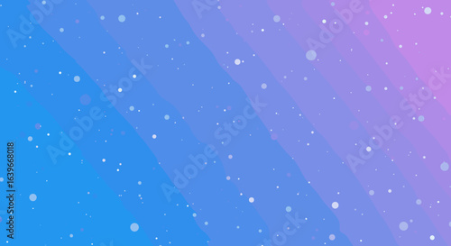 Magical snowfall animation digital background colorful abstract design peaceful atmosphere engaging viewpoint. Vector illustration