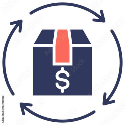 Inventory Turnover Mixed Icon