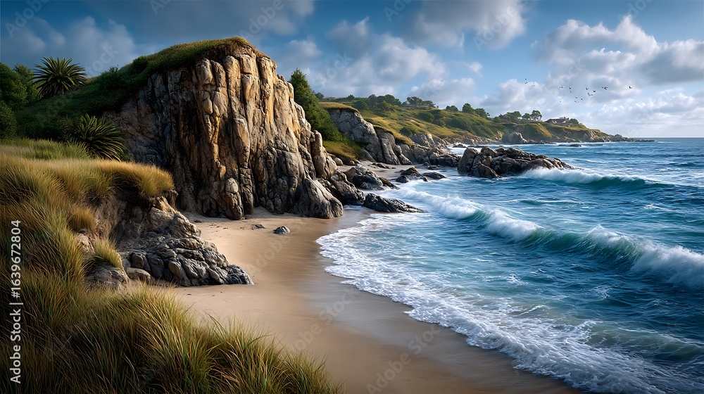 Fototapeta premium Beach in the Morning