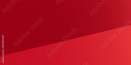 Red studio gradient background for product placement or website. two color horizontal composition as simple. Vector Illustration 3D.