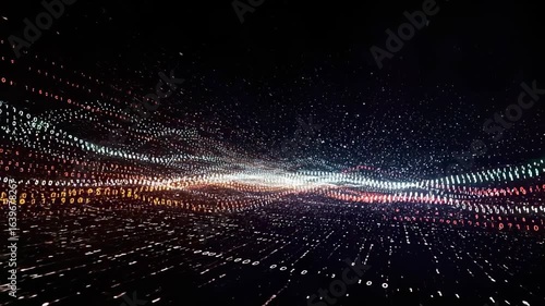 Digital Wave: Abstract Data Flow Visualization
