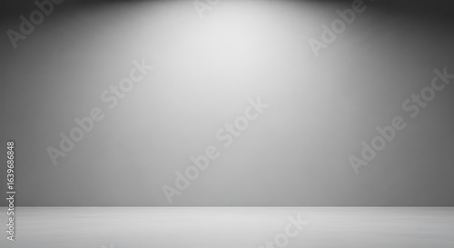 Minimalist and Versatile Gray Studio Background with Soft Lighting for Product Photography, Portraiture, and Mockups in Creative Projects