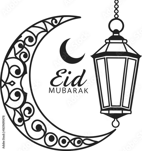 Vector illustration of an old wrought iron street sign with an open birdcage lamp and empty frame