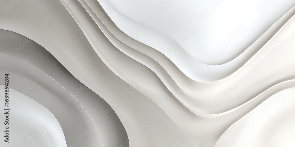 Obraz premium Abstract Smooth Wave Background Design