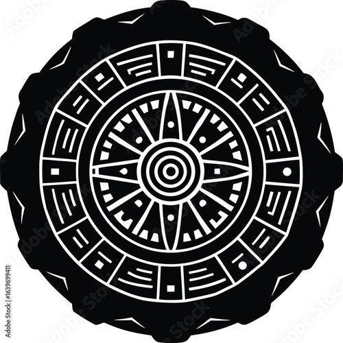 black and white pattern