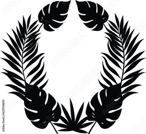 laurel wreath vector