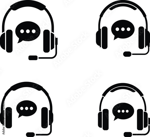 Modern audio advertisement featuring a sleek headphone design with vibrant color accents and professional typography