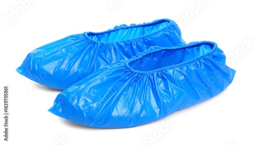 Disposable plastic shoe covers