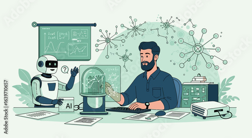 Artificial Intelligence Conceptualization and Human-Robot Collaboration Scenario