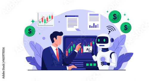 AI-Powered Financial Trading with Human Collaboration and Technological Support