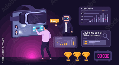 Virtual Reality Game Tournament Management Platform with AI Assistance