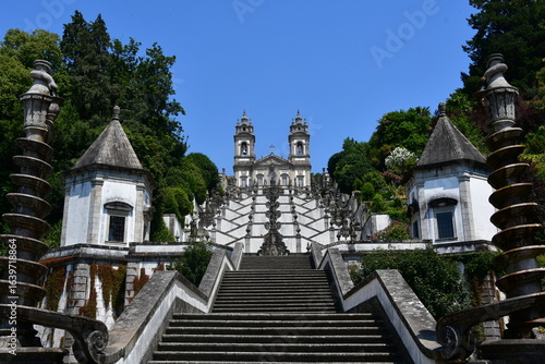Fotografia Escadaria ou Escadório do Bom Jesus, em Braga Portugal