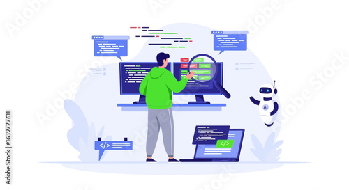 Debugging and Automation of Code with Artificial Intelligence Assistance