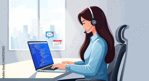 Dedicated customer support representative assisting with technical issues