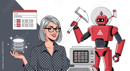 Database engineering collaboration with automated tools and professional expertise