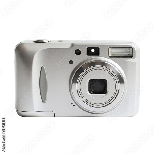 Retro compact digital camera from the 2000s