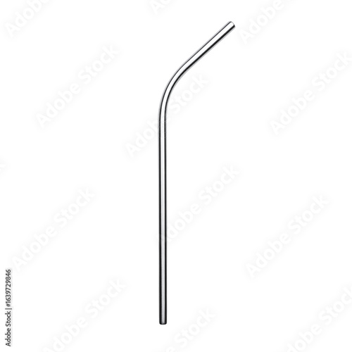 Reusable metal drinking straw for an eco-friendly lifestyle