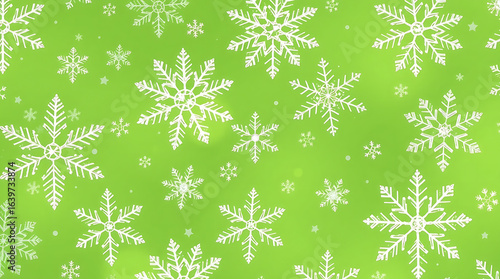 Wallpaper Mural A festive Christmas seamless pattern with beautiful snowflakes is a perfect winter holiday design Torontodigital.ca