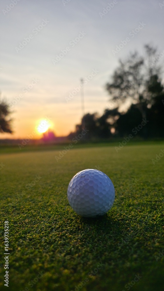 Obraz premium golf ball on tee