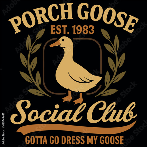 Porch Goose Social Club Gotta Go Dress My Goose Vintage