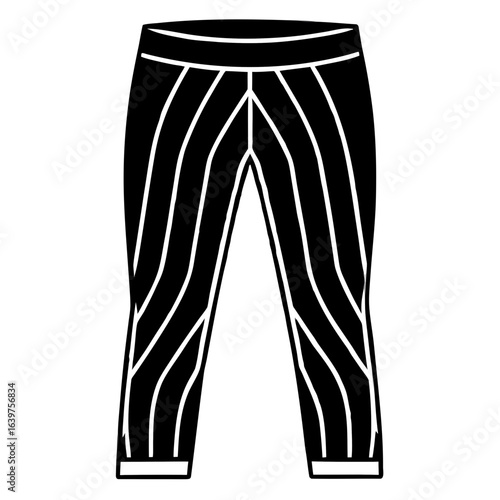 Thermal Pants Vector on White