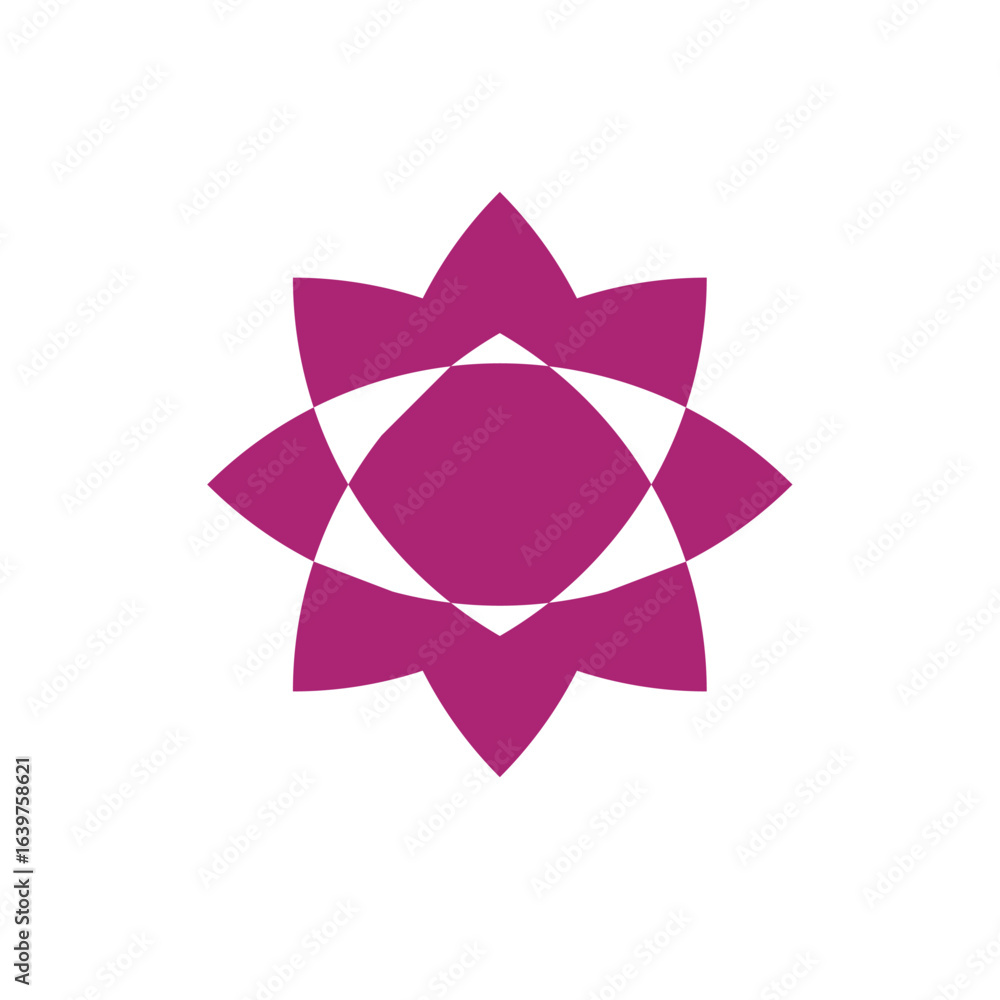 Obraz premium flower logo vector