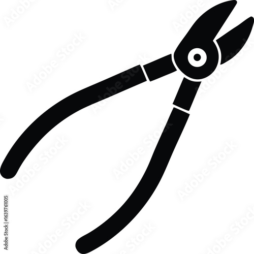 Dental Nippers silhouette Icon