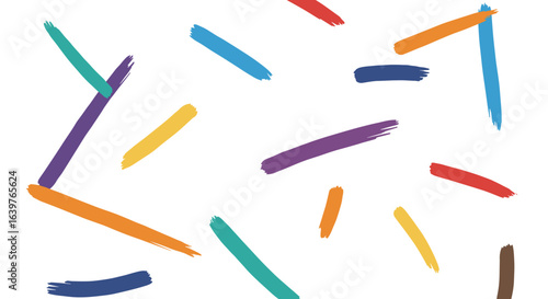 Dynamic abstract art creation studio digital illustration colorful environment artistic perspective conceptual expression. Vector illustration