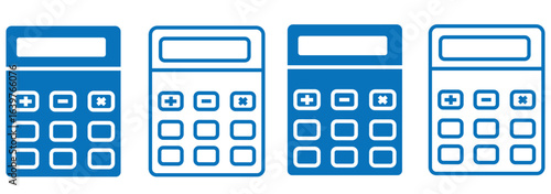 budget calculation icon sign vector