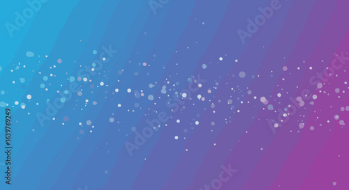 Dynamic light particles dancing in a gradient background abstract art digital design vibrant environment close-up view visual concept. Vector illustration
