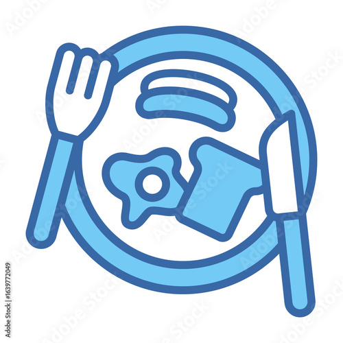 Breakfast Plate Icon