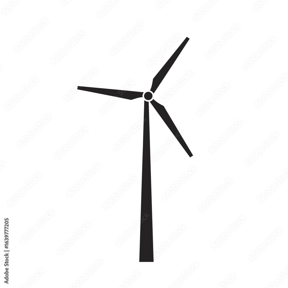 Wind turbine isolated on white background renewable energy clean power generator technology Wind turbine isolated on white background renewable energy clean power generator technology