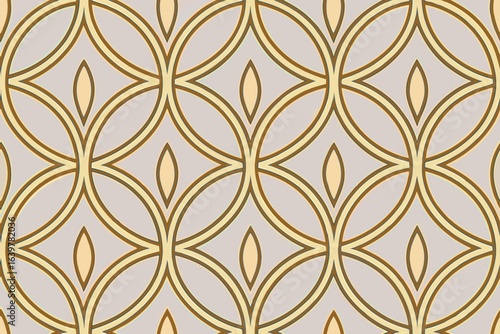 A seamless floral damask pattern with vintage baroque vector texture, a retro victorian style fabric design and antique victorian textile illustration art for a old wallpaper or tile backdrop decor