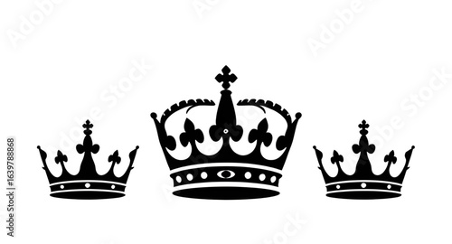 crown silhouette, crown logo design, majestic crown illustration, crown with jewels, imperial crown vector, elegant crown symbol, decorative crown vector, ornate crown clipart, royal headpiece vector,