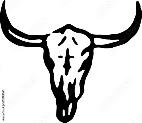 abstract design of American wild west desert with cowboys - hand drawn Black illustration. Ilustraciones del viejo oeste. PNG.JPG. VEKTOR