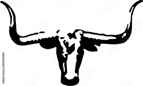 abstract design of American wild west desert with cowboys - hand drawn Black illustration. Ilustraciones del viejo oeste. PNG.JPG. VEKTOR