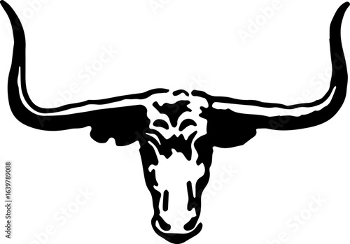 abstract design of American wild west desert with cowboys - hand drawn Black illustration. Ilustraciones del viejo oeste. PNG.JPG. VEKTOR